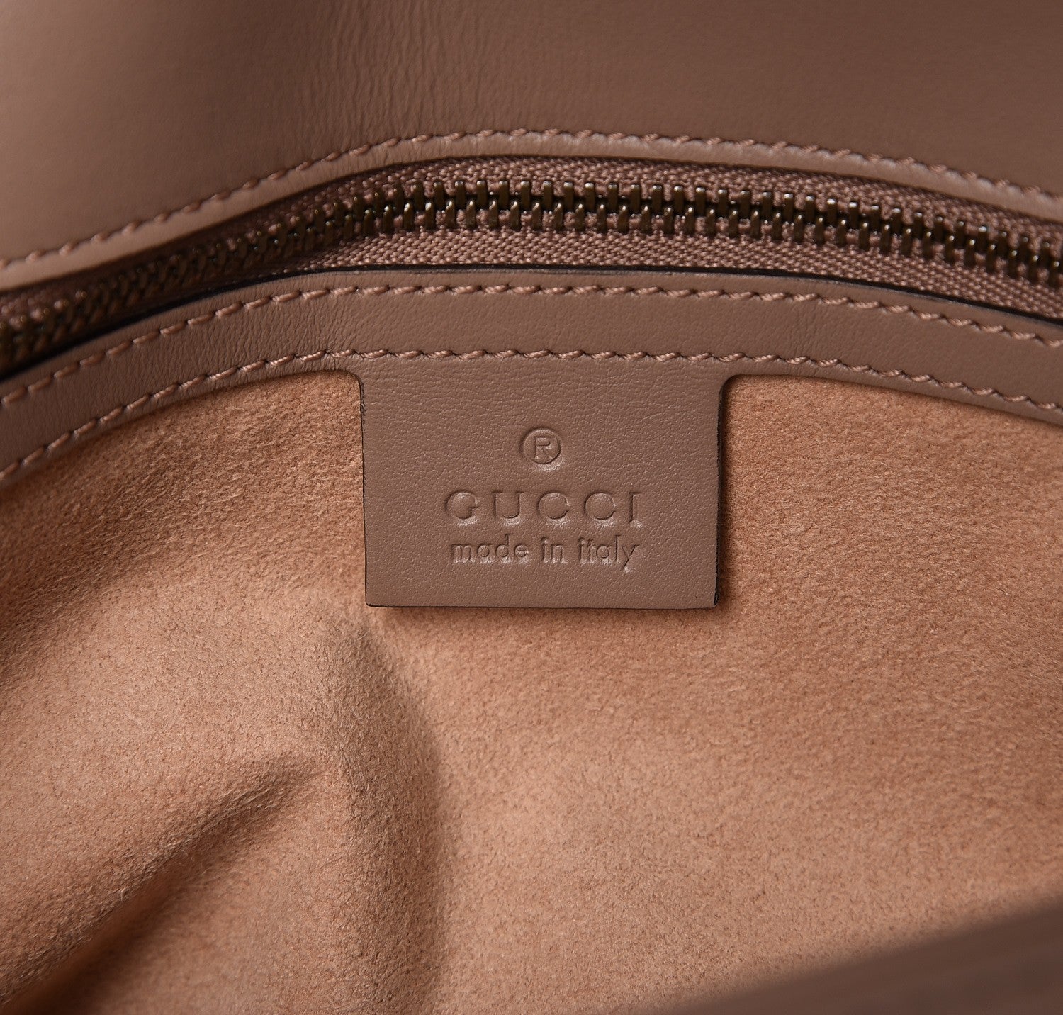 Gucci Calfskin Matelasse Small GG Marmont Shoulder Bag Porcelain Rose 8 of 8