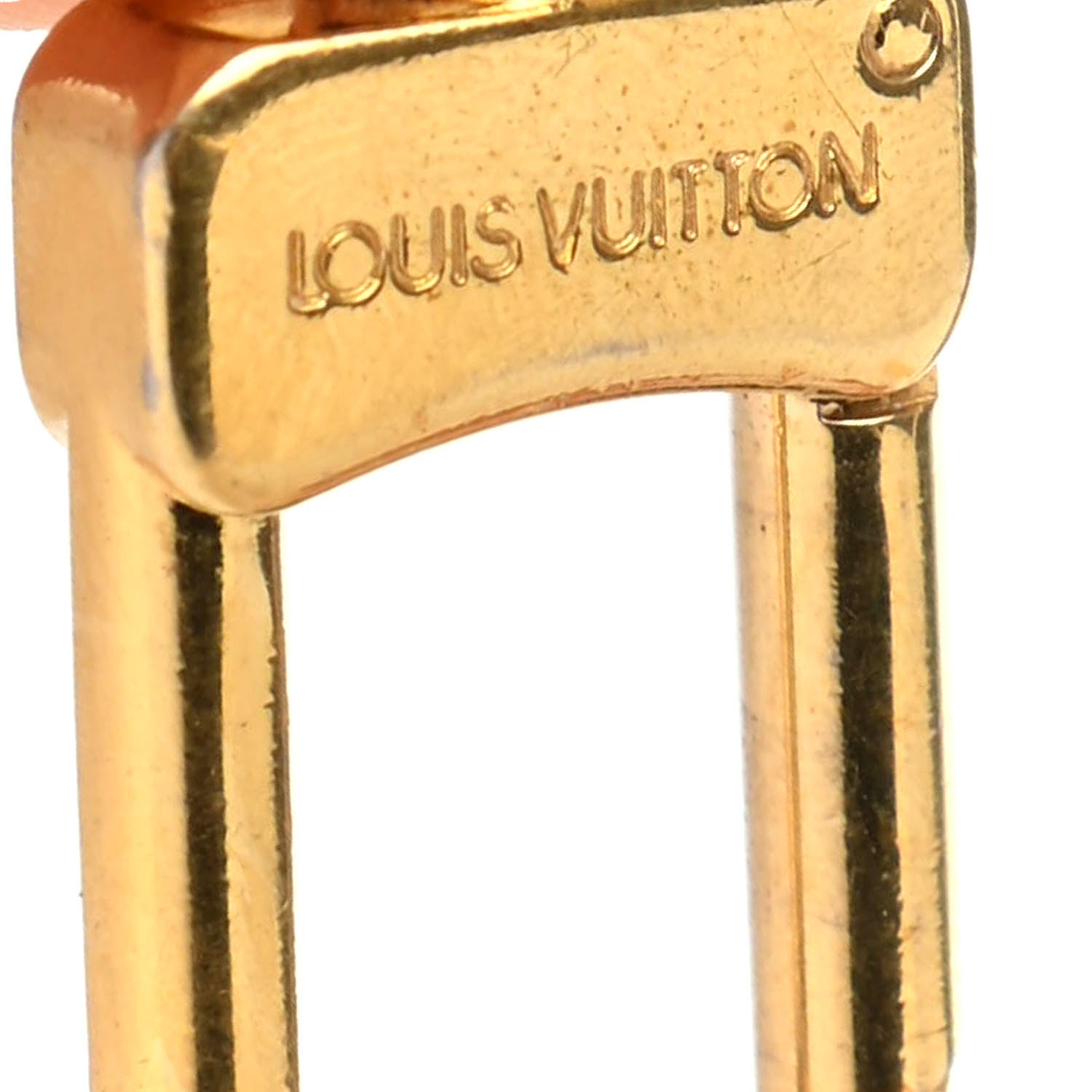 Louis Vuitton Pochette Extender Key Ring Gold 4 of 4