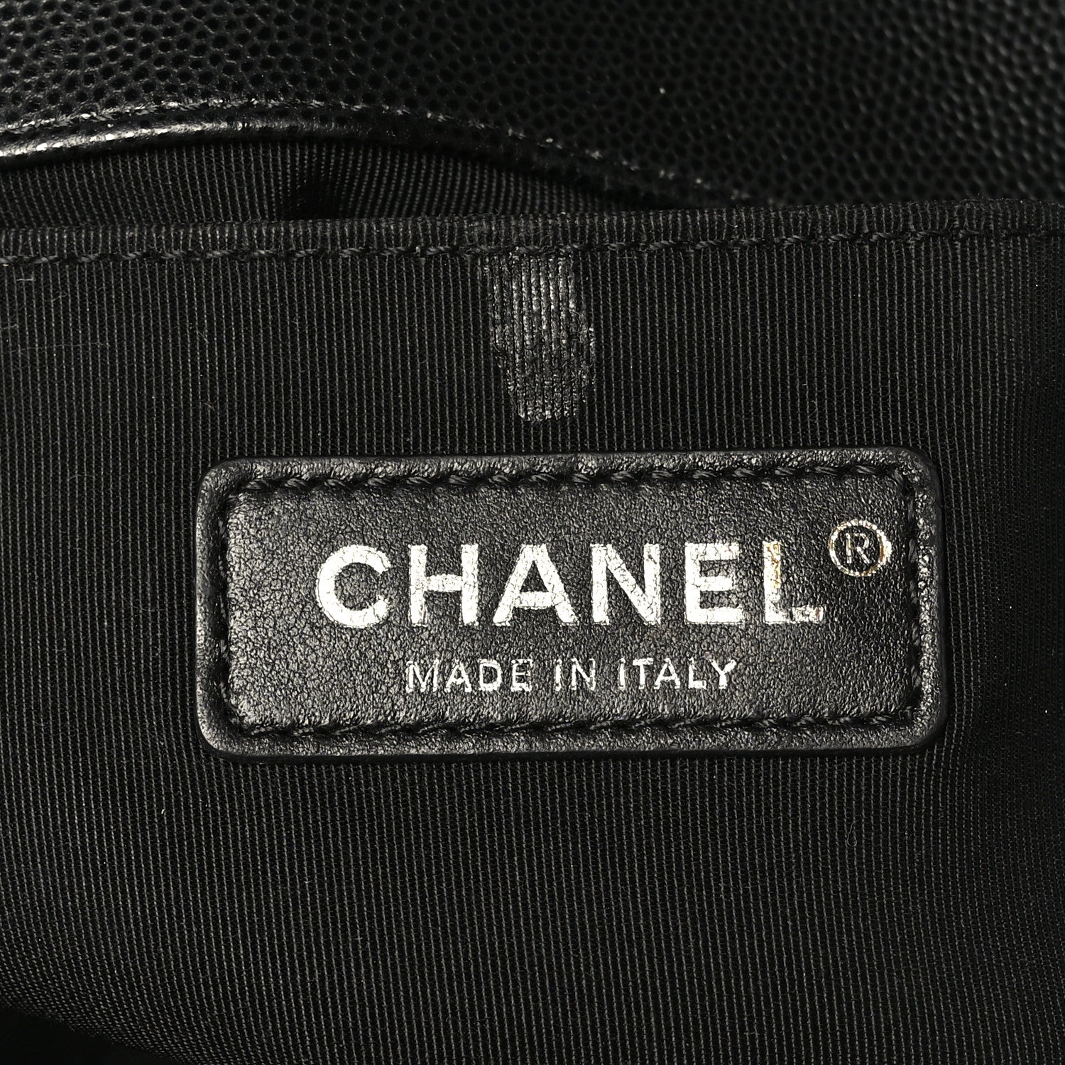 Chanel Caviar Quilted Medium Boy Flap Black 7 of 10
