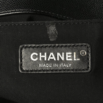 Chanel Caviar Quilted Medium Boy Flap Black 7 of 10