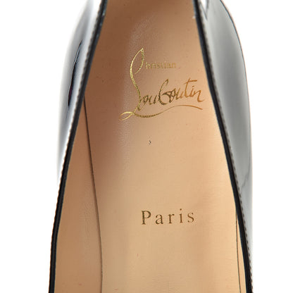 Christian Louboutin Patent Bianca 120 Pumps 38.5 Black 8 of 9