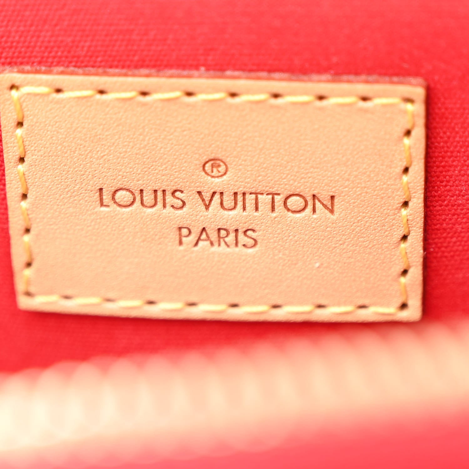 Louis Vuitton Vernis Alma BB Cherry 6 of 11