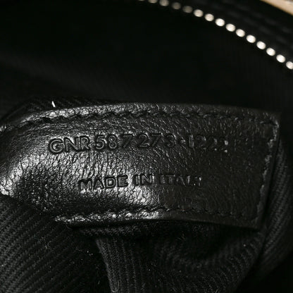 Saint Laurent Vitello Large Rive Gauche Tote Sea Salt 7 of 11
