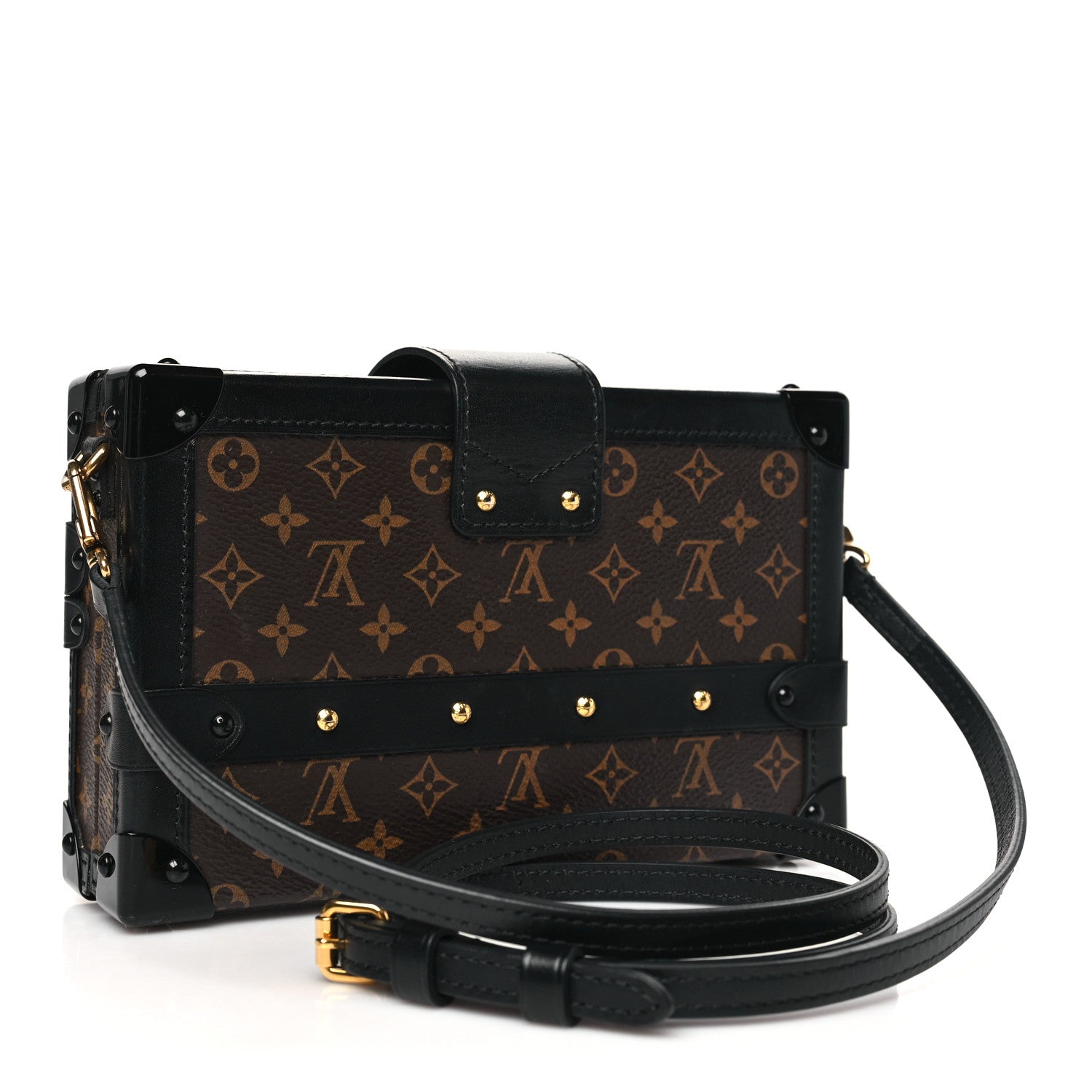 Louis Vuitton Monogram Petite Malle Black 3 of 11