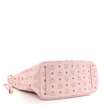 MCM Visetos Medium Liz Reversible Shopper Tote Soft Pink 4 of 16