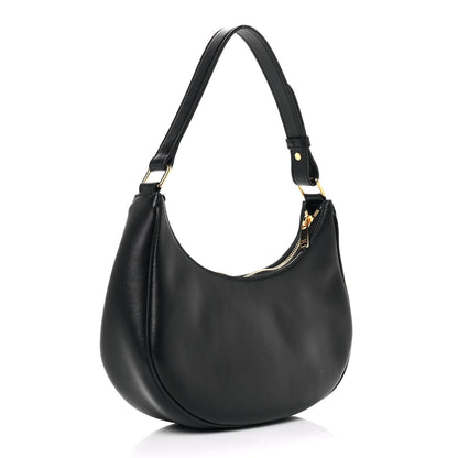 Celine Smooth Calfskin Medium Strap Ava Shoulder Bag Black 2 of 9