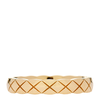 Chanel 18K Yellow Gold Mini Coco Crush Ring 49 4.75 1 of 4
