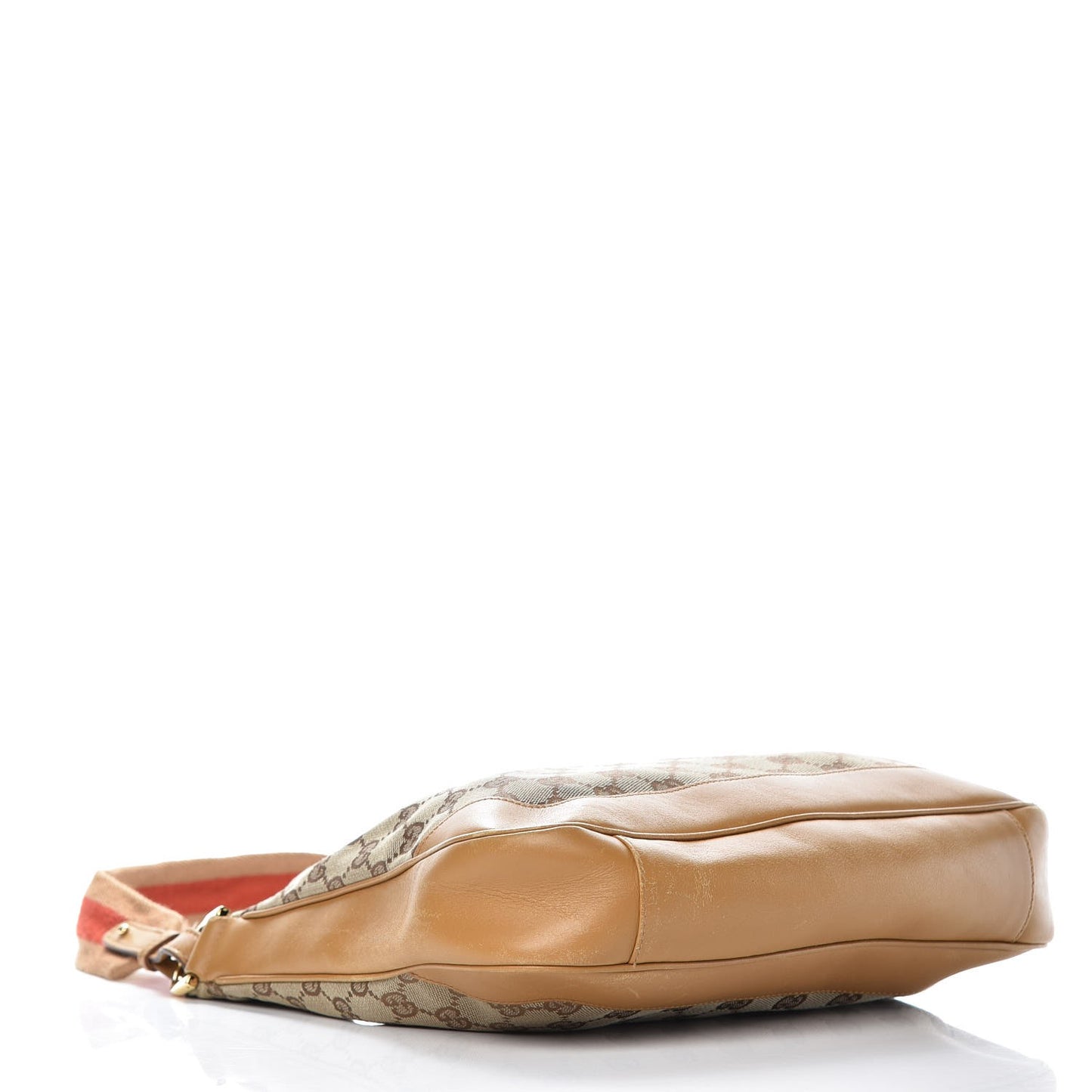 Monogram Bamboo Top Handle Bag Tan