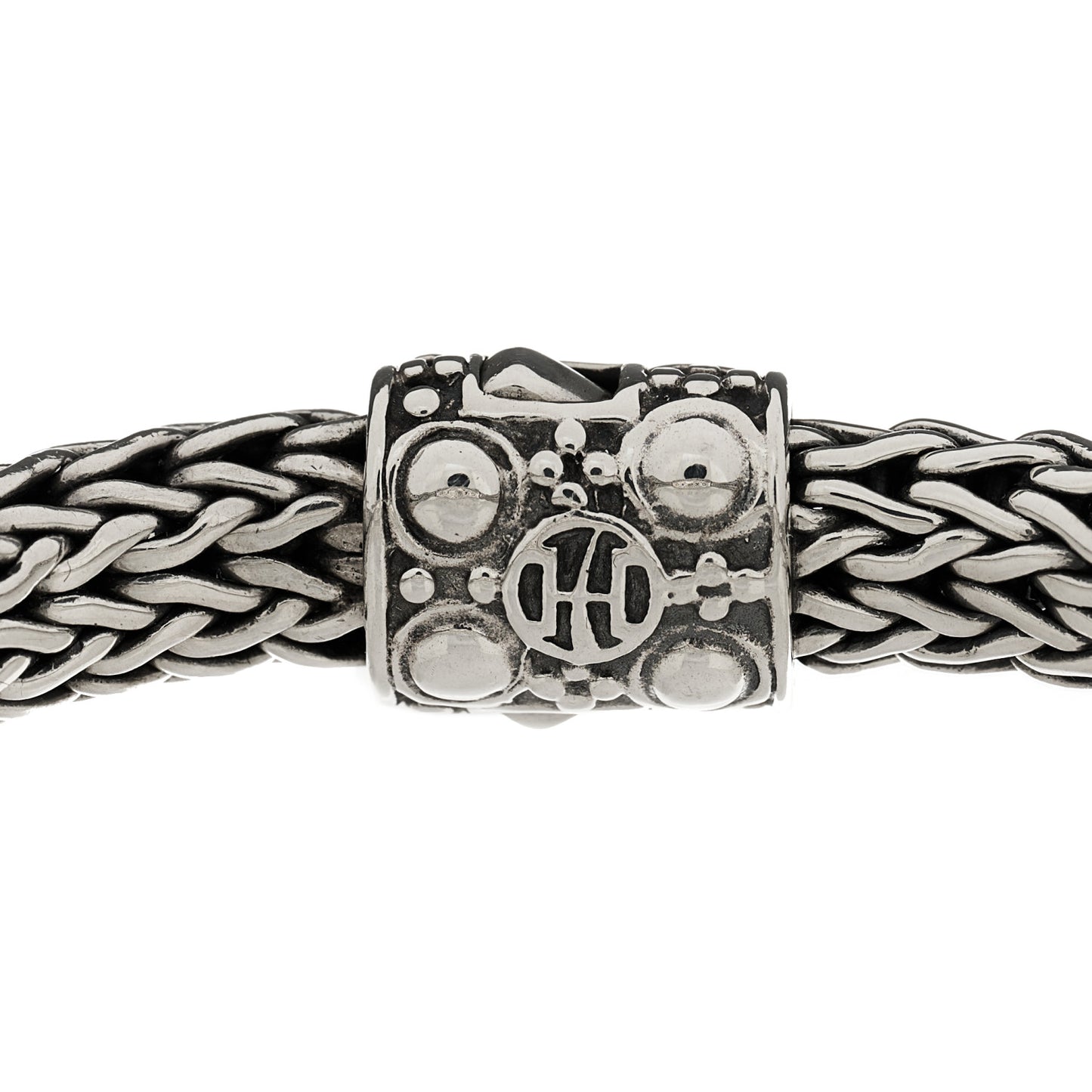 Sterling Silver 18K Yellow Gold Jaisalmer Dot Oval Station Bracelet