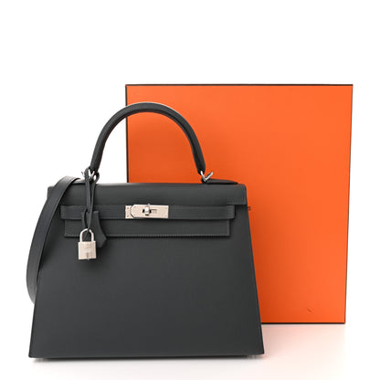 Hermes Epsom Kelly Sellier 28 Gris Misty 11 of 11
