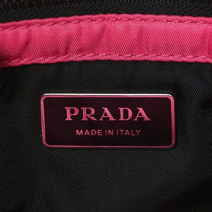 Prada Tessuto Nylon Soft Padded Shopping Tote Fuxia 6 of 9