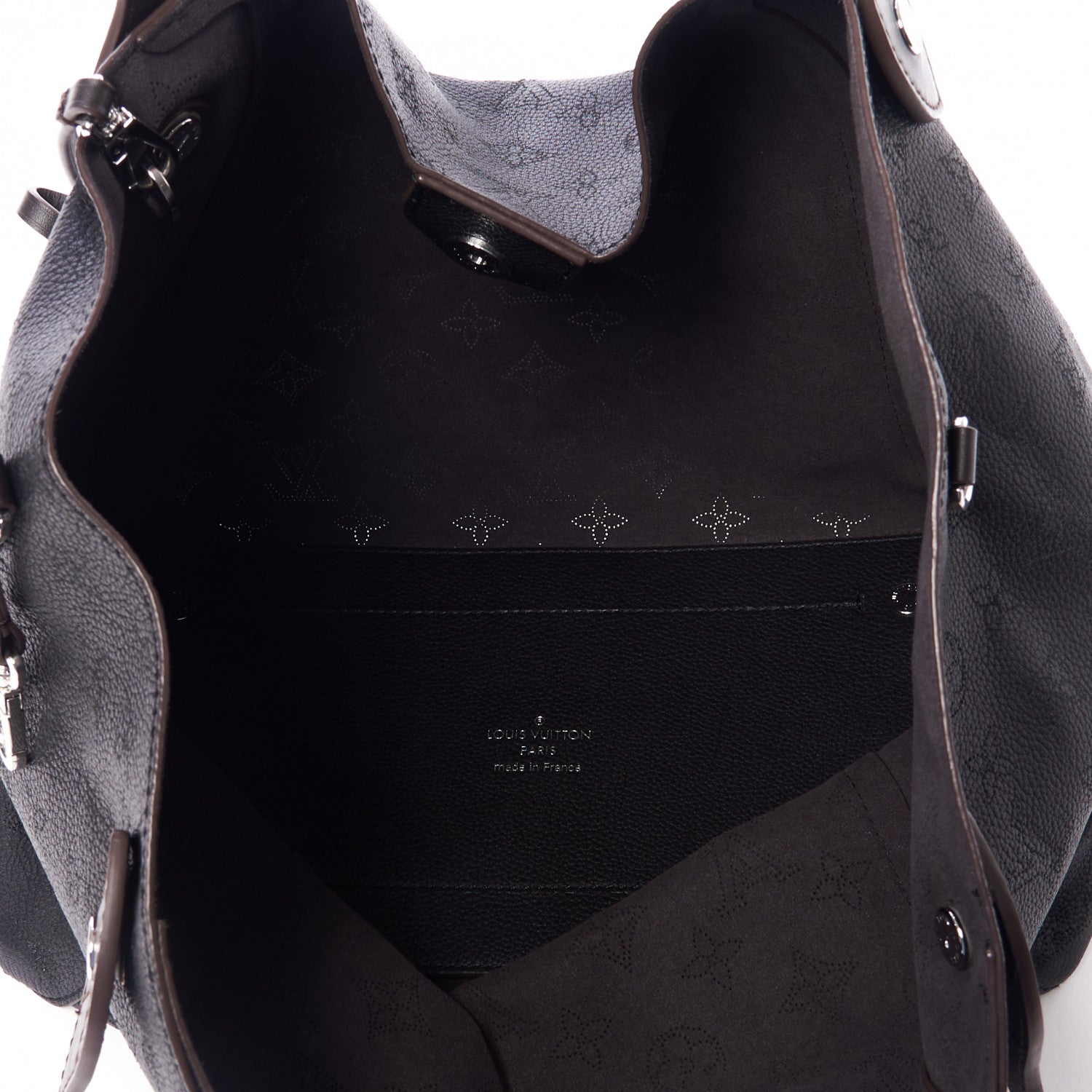 Louis Vuitton Mahina Hina MM Black 8 of 9
