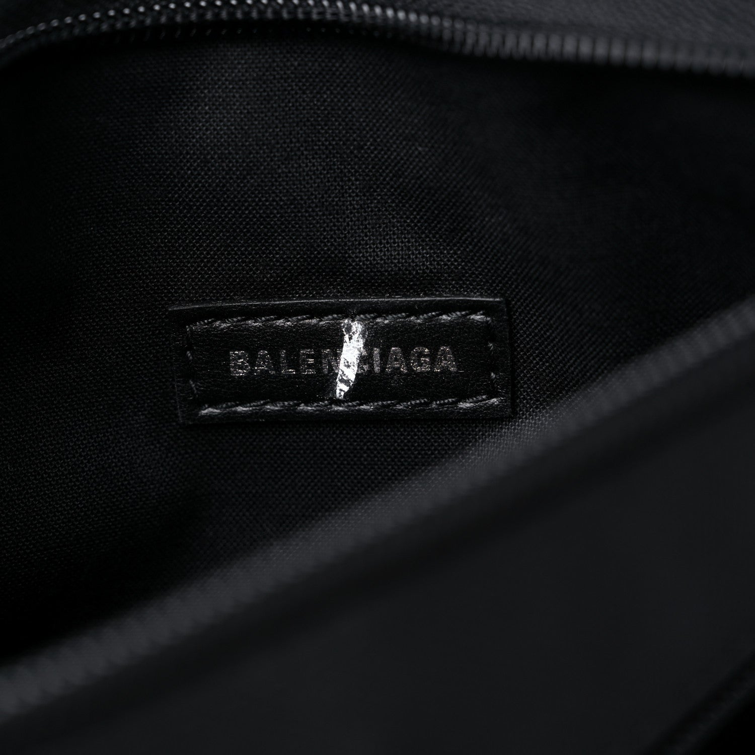 Balenciaga Sustainable Casual Nylon Weekend Belt Wallet Black 6 of 10