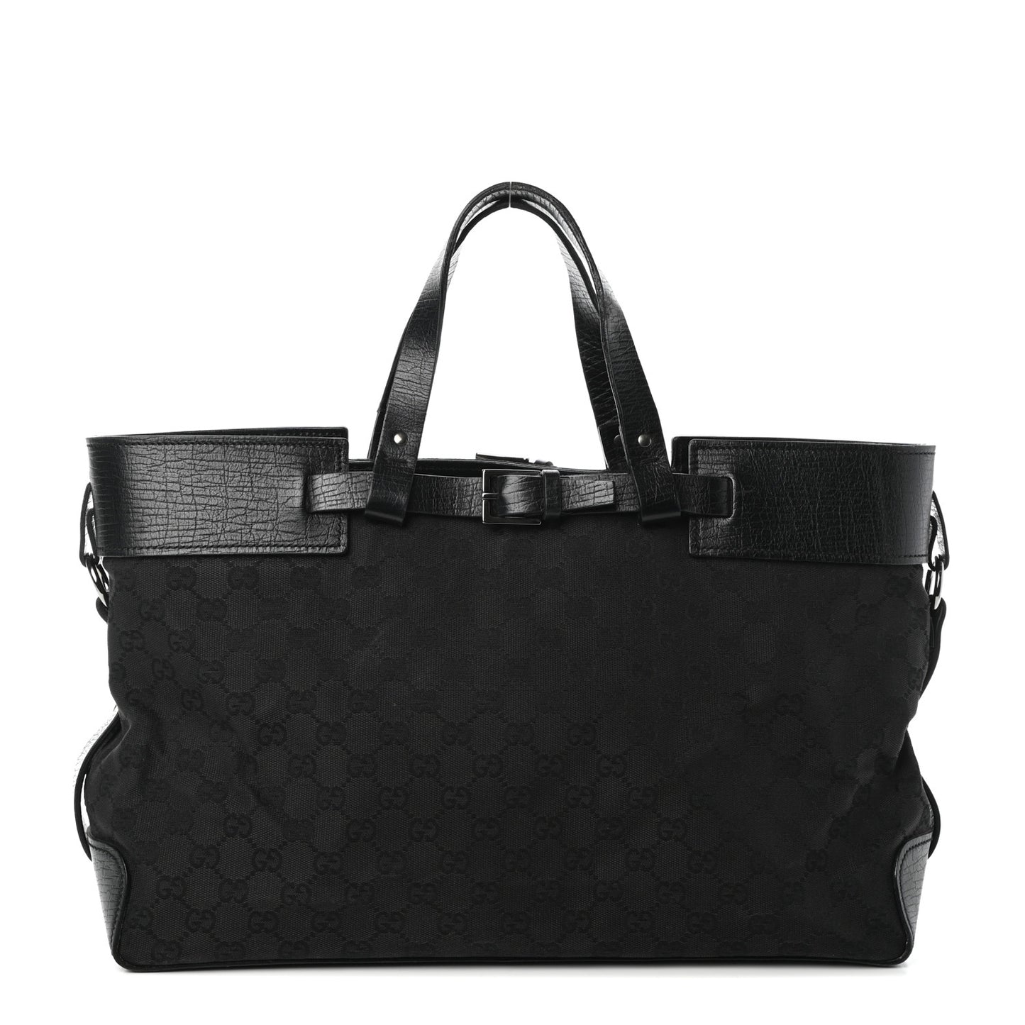 Monogram Large Tote Black