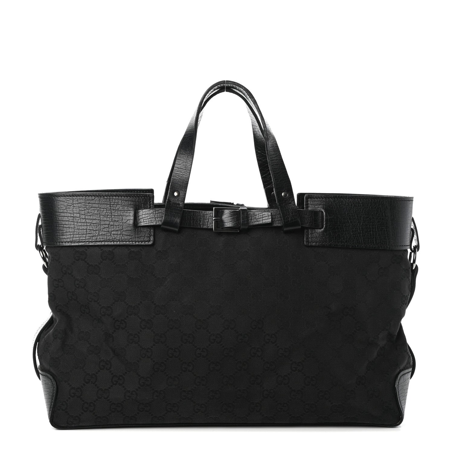 Gucci Monogram Large Tote Black 1 of 9