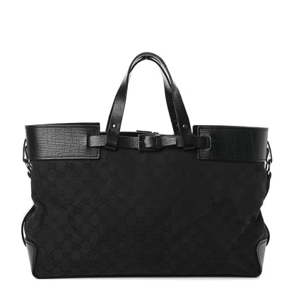 Gucci Monogram Large Tote Black 1 of 9