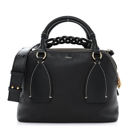 Chloe Calfskin Medium Daria Full Blue 1 of 11