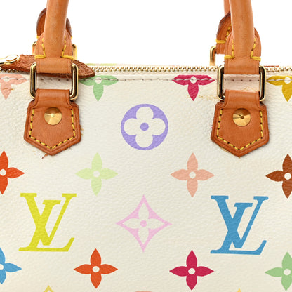 Louis Vuitton Monogram Multicolor Mini Sac HL Speedy White 7 of 12
