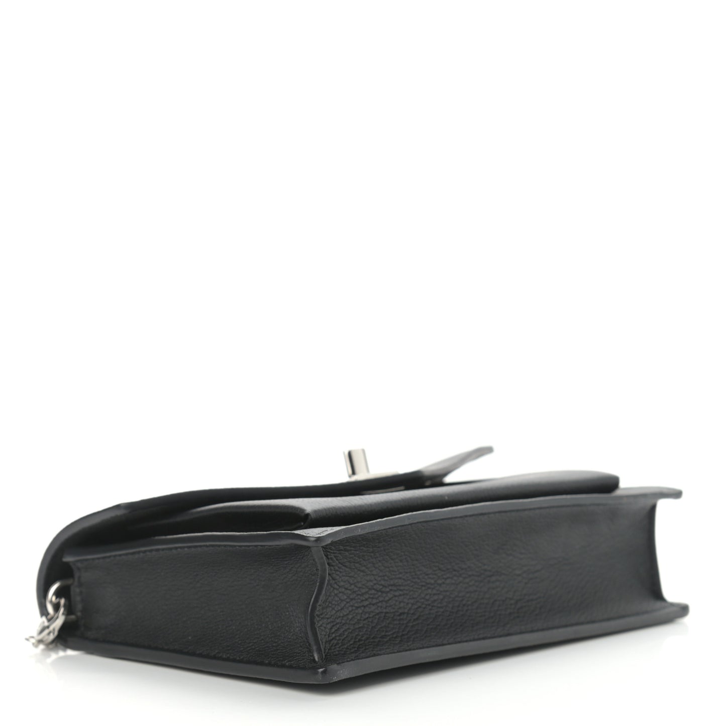Soft Calfskin My Lockme Chain Pochette Black