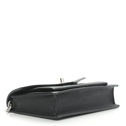 Louis Vuitton Soft Calfskin My Lockme Chain Pochette Black 4 of 10