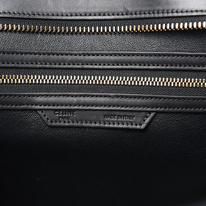 Celine Satin Calfskin Mini Tri-Color Luggage Dark Grey 6 of 19