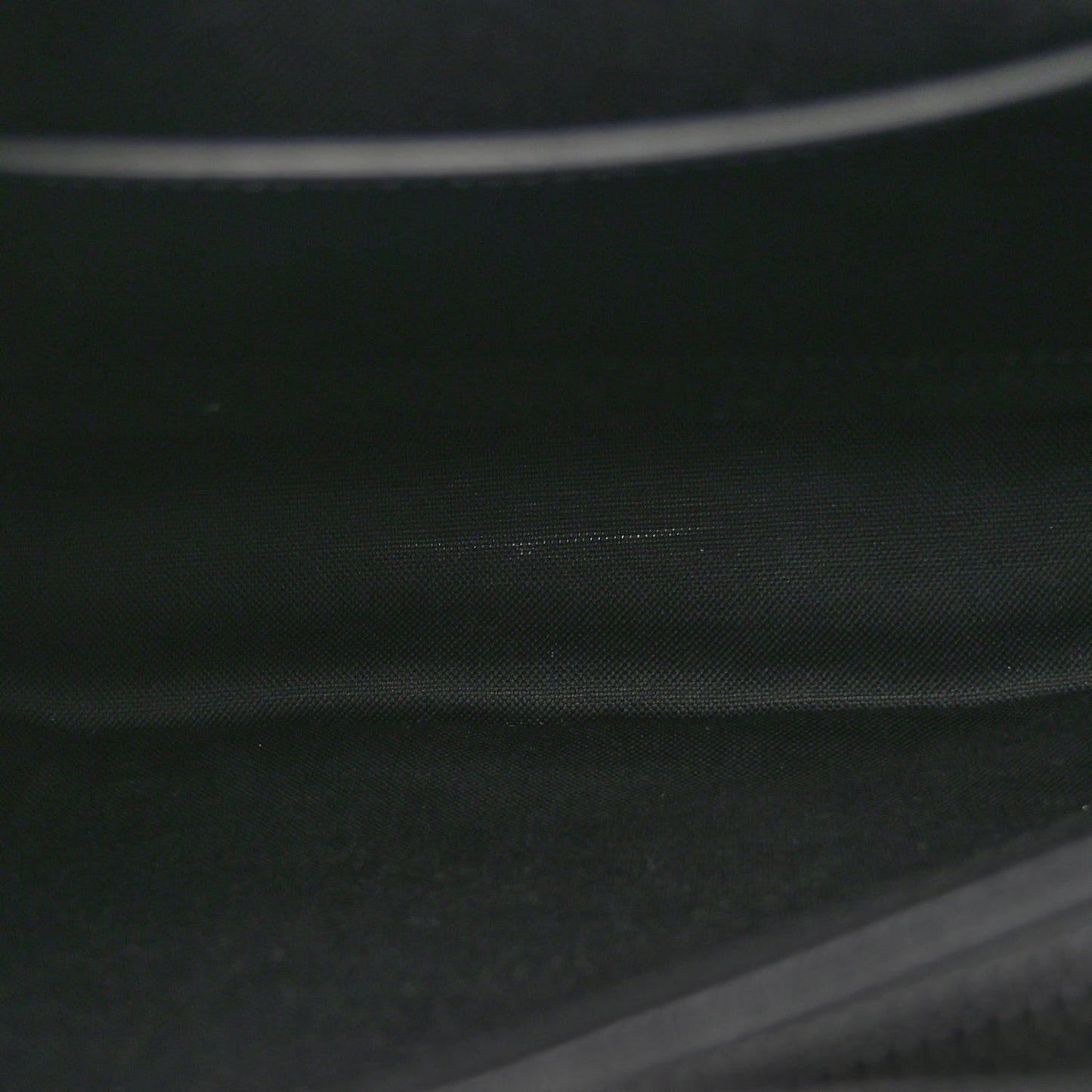 Textured Dollar Calfskin Web Monochrome Large Diana Tote Bag Black