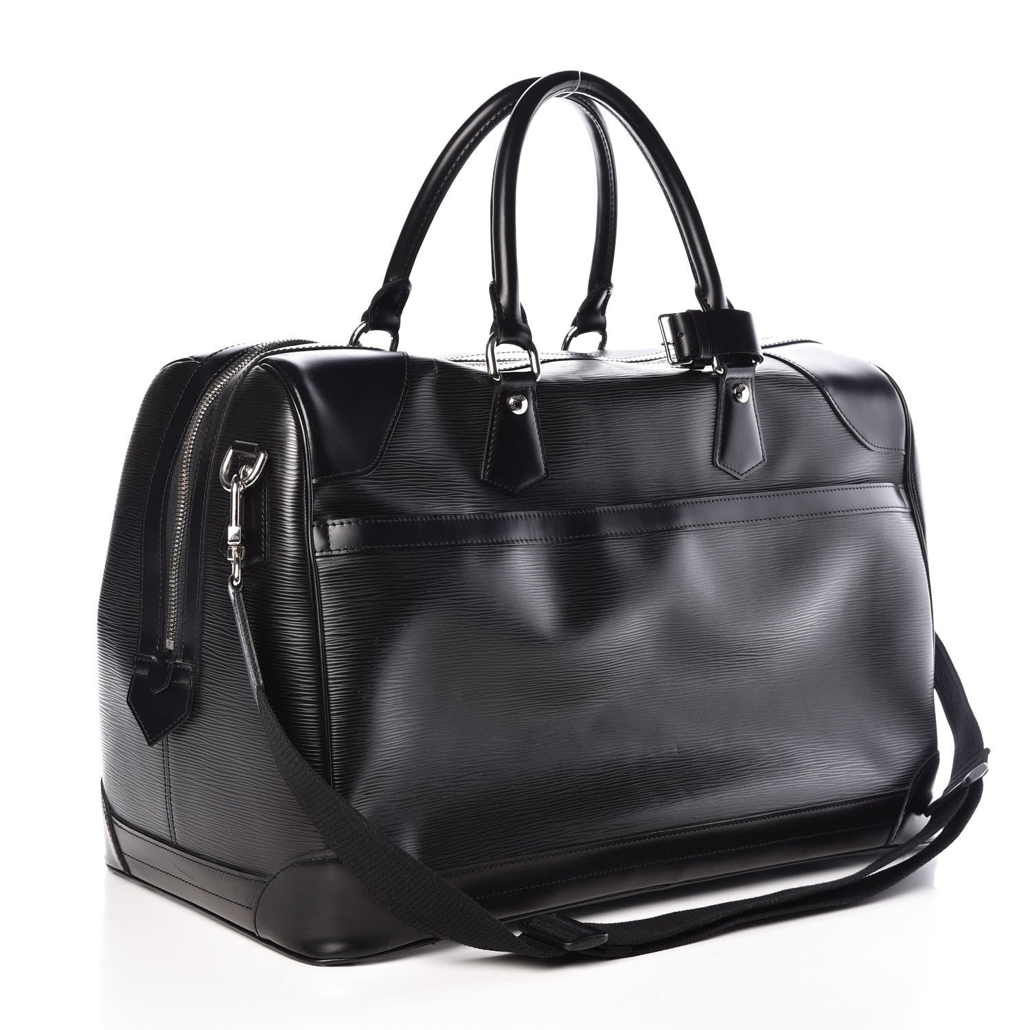 Louis Vuitton Epi Sac Bourget 50 Black 3 of 8
