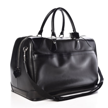 Louis Vuitton Epi Sac Bourget 50 Black 3 of 8