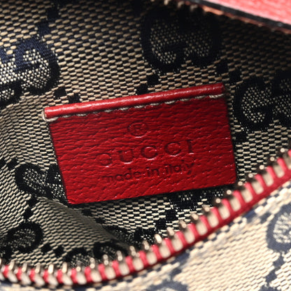 Gucci GG Monogram Web Double Pocket Belt Bag Navy Red 6 of 10