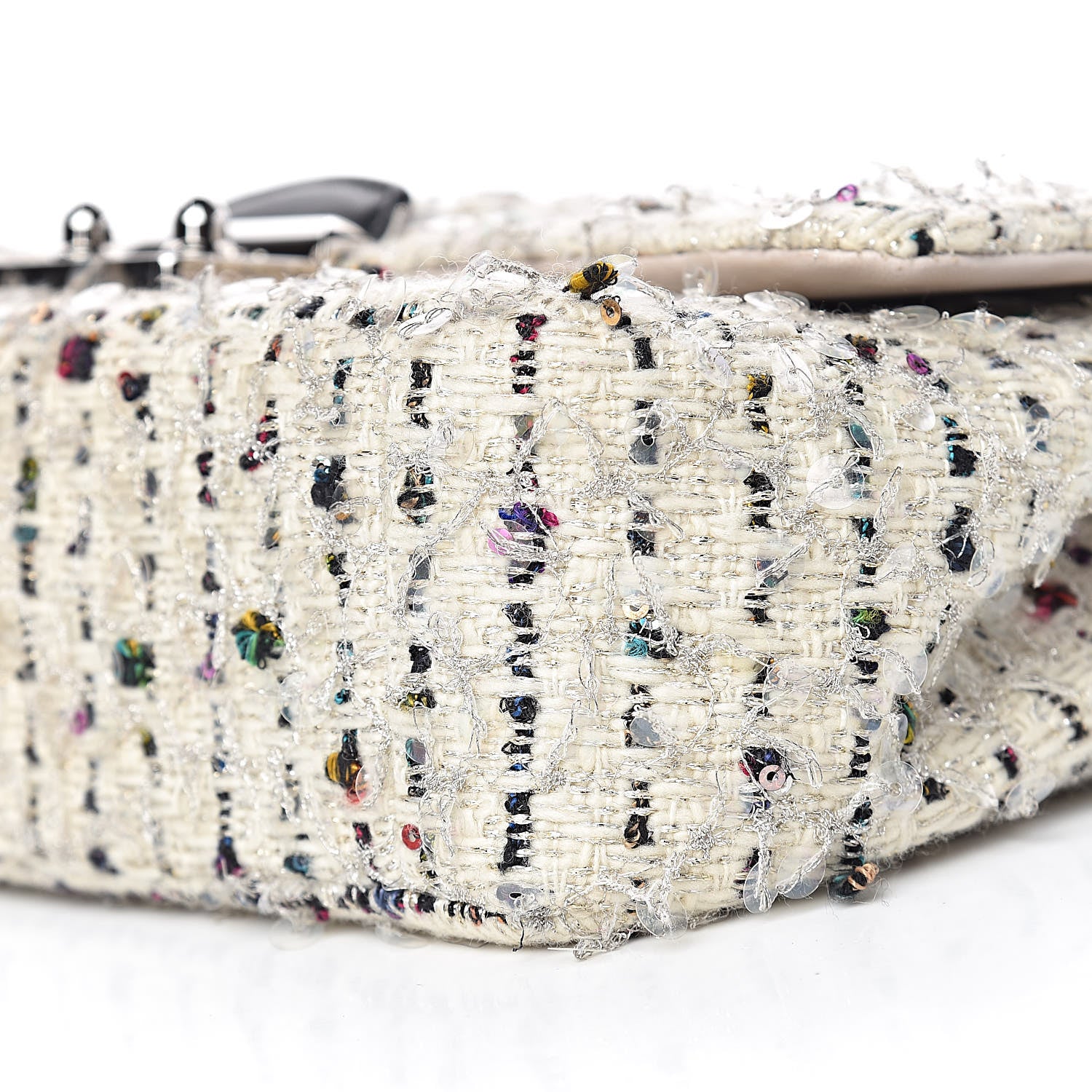 Christian Dior Tweed Medium Miss Dior Flap White Multicolor 12 of 13