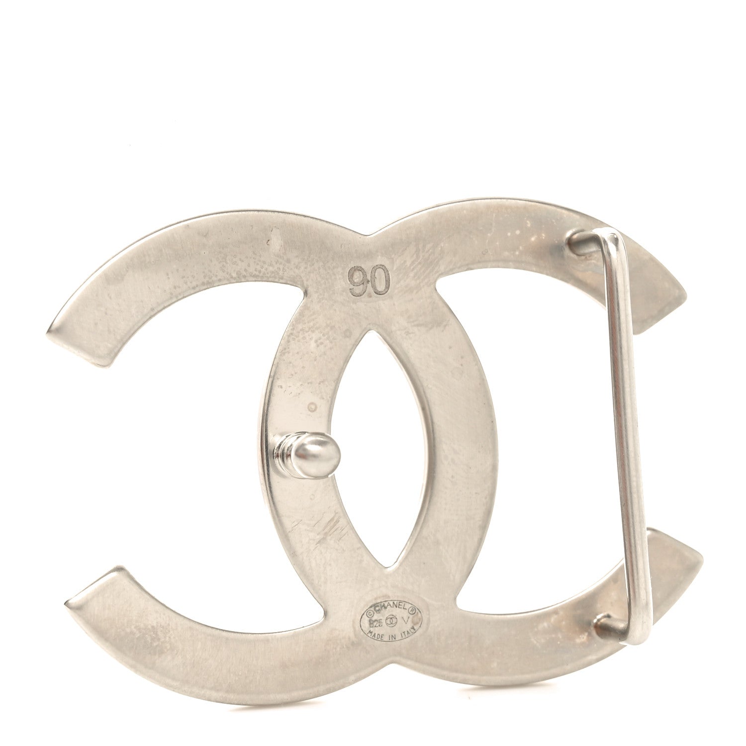 Chanel Calfskin CC Reversible 90 36 Belt Black Burgundy 3 of 6