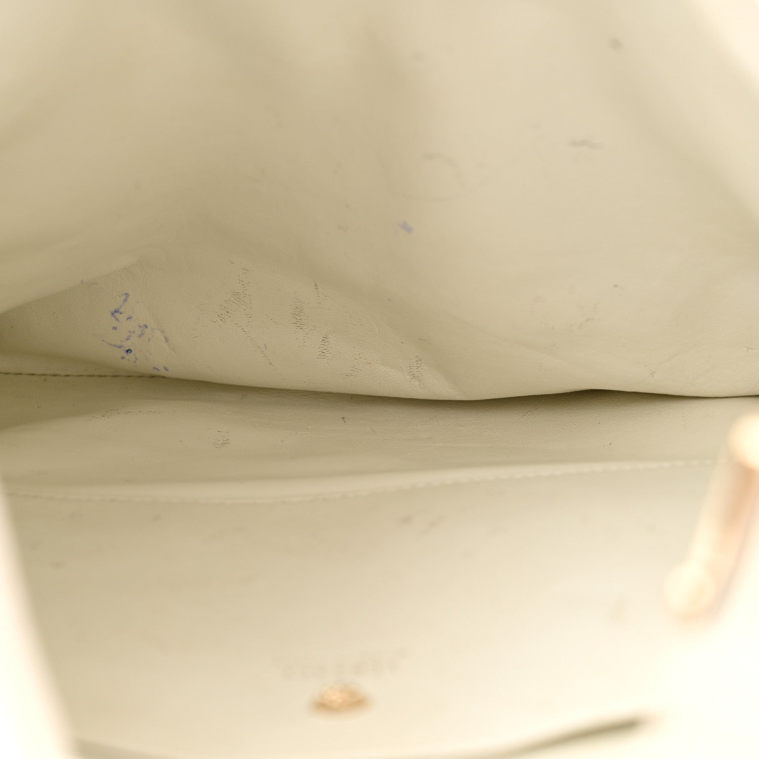 Versace Calfskin Medium Palazzo Fringe Shoulder Bag White 5 of 14