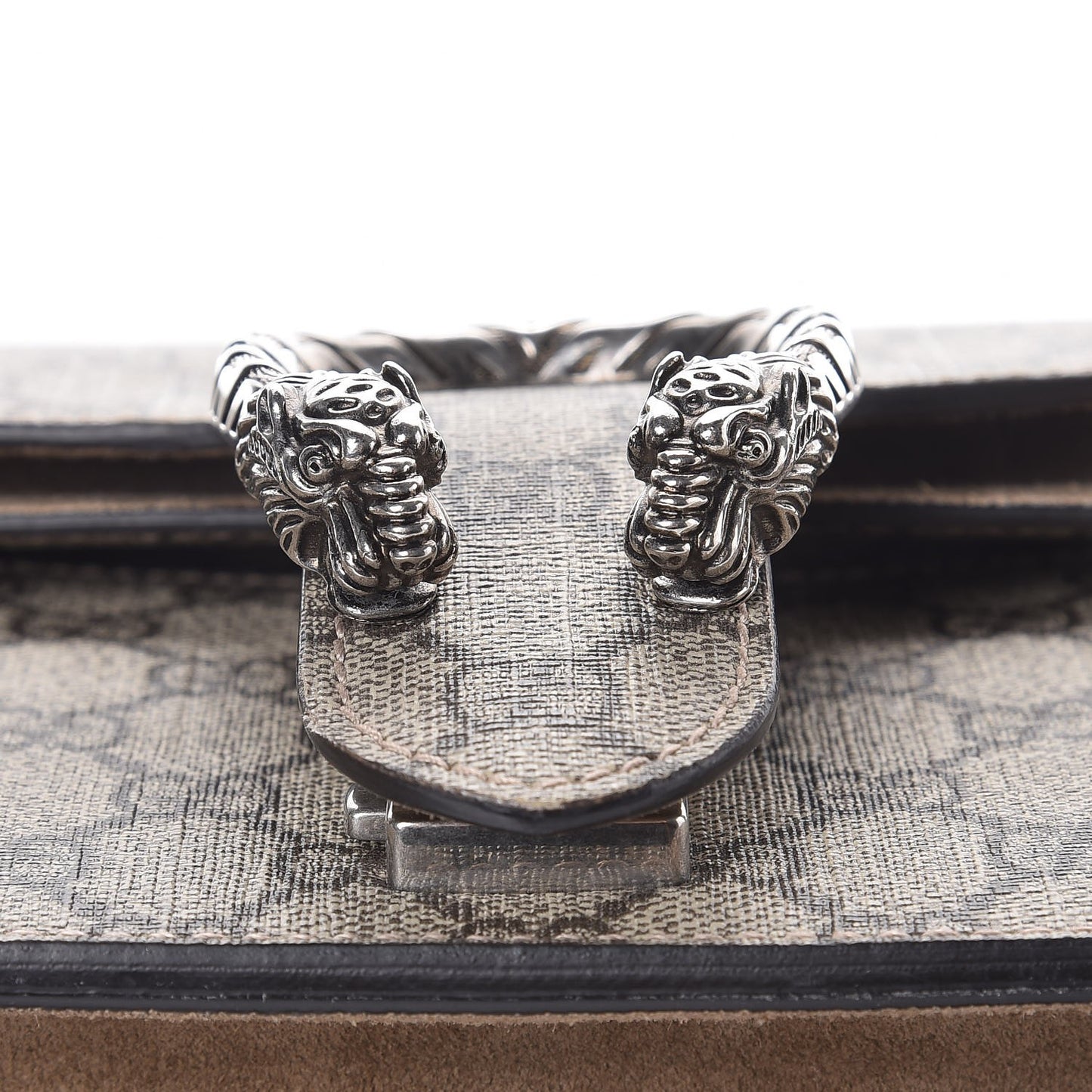 GG Supreme Monogram Small Dionysus Shoulder Bag Taupe