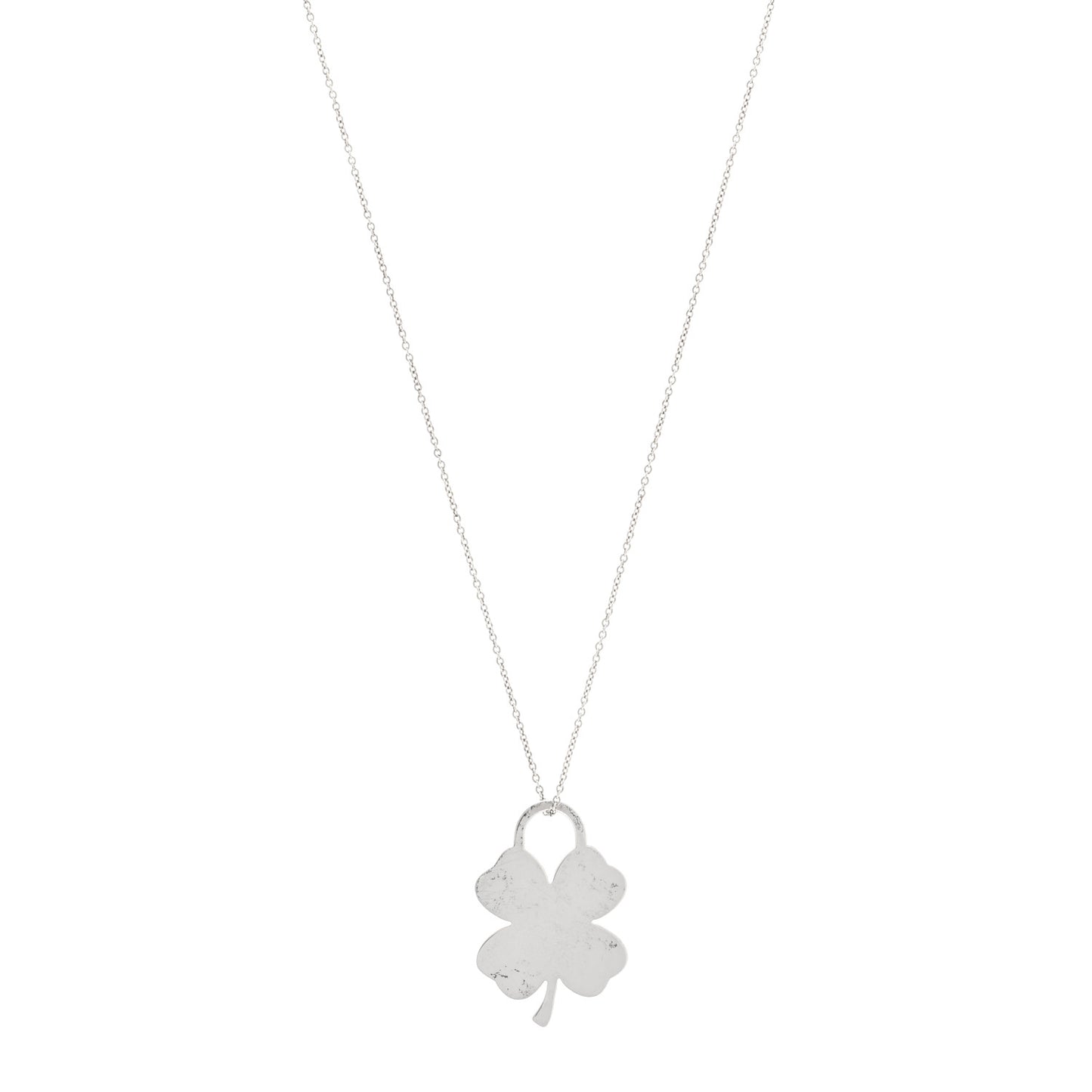 Sterling Silver Clover Pendant Necklace