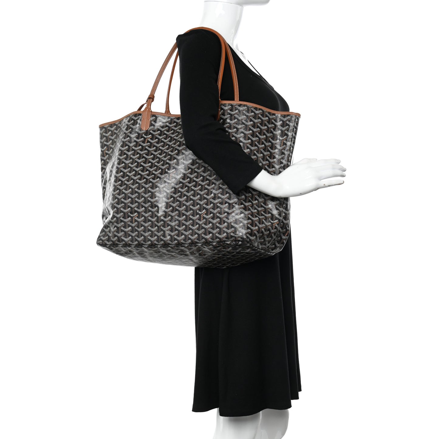 Goyardine Saint Louis GM Black Gold