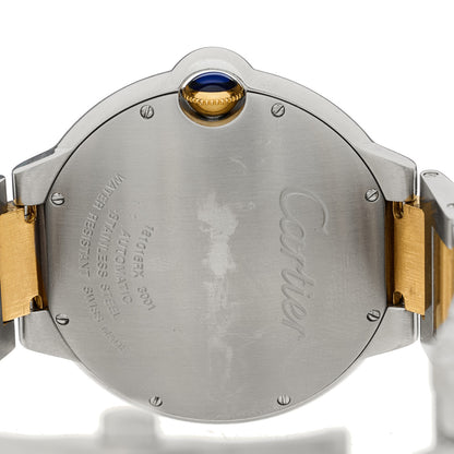 Cartier Stainless Steel 18K Yellow Gold 42mm Ballon Bleu De Cartier Automatic Watch 4 of 4