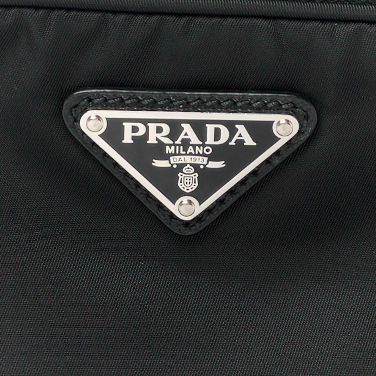 Prada Tessuto Nylon Saffiano Belt Bag Black 10 of 12
