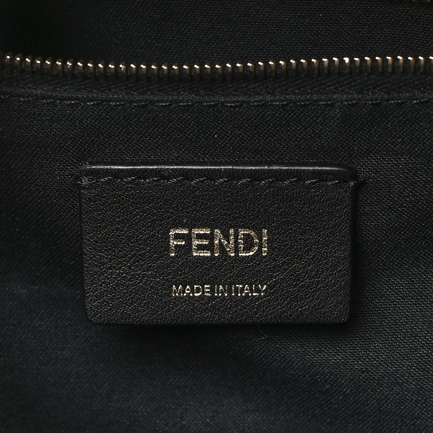 Vitello Bi-Color FF 1974 Embossed Mini Backpack Maya Black