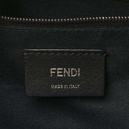 Fendi Vitello Bi-Color FF 1974 Embossed Mini Backpack Maya Black 6 of 11