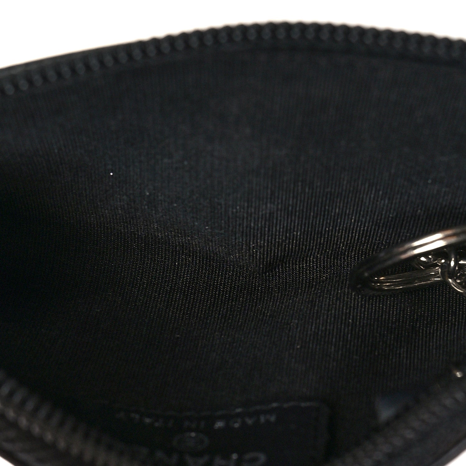 Chanel Caviar Timeless CC Coin Purse Case Black 5 of 7
