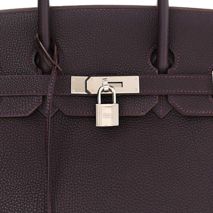 Hermes Togo Birkin 35 Raisin 8 of 12