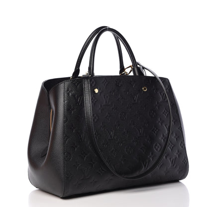 Louis Vuitton Empreinte Montaigne GM Black 3 of 12