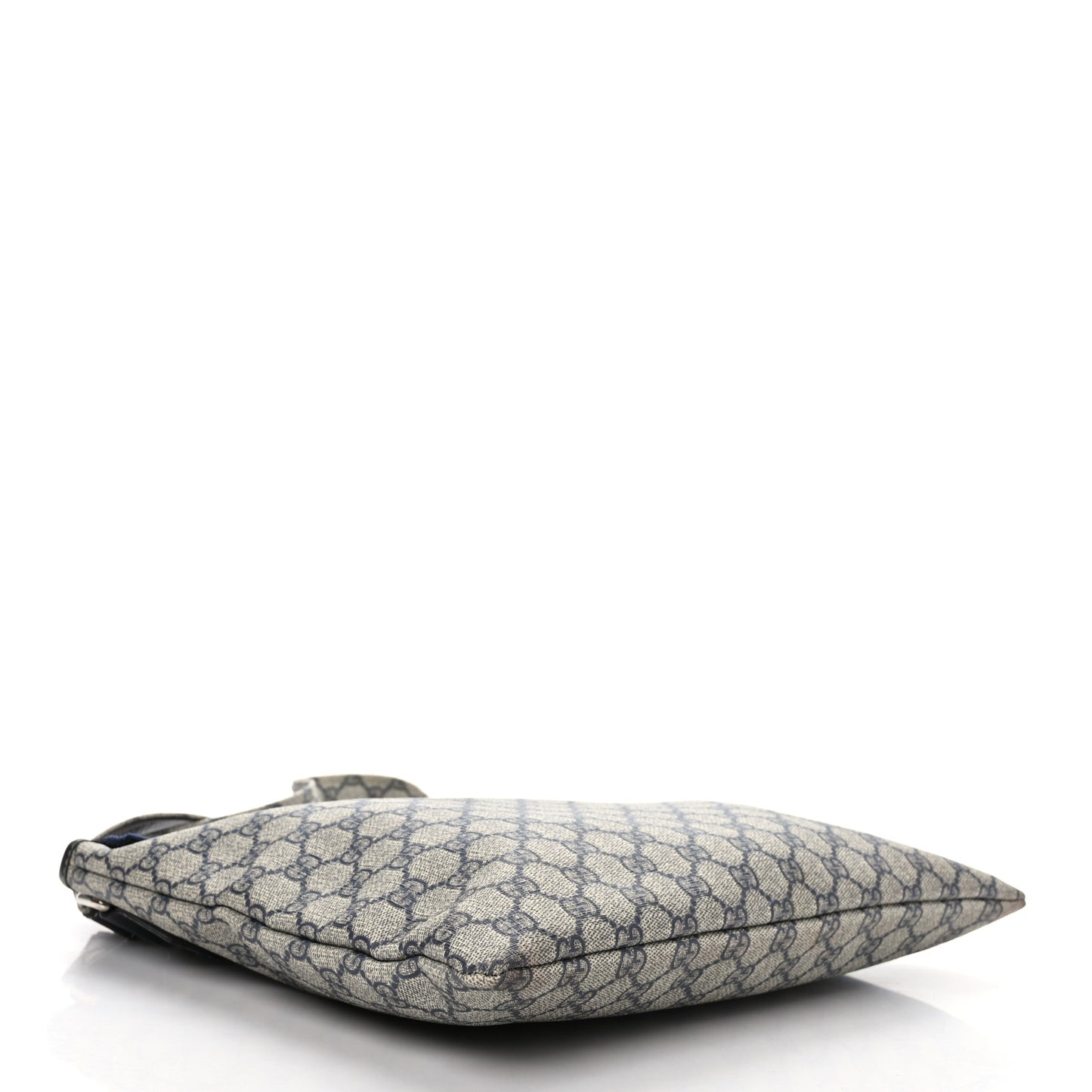 GG Supreme Monogram Web Messenger Beige Blue