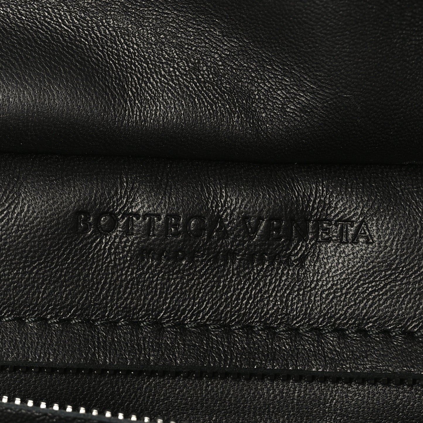 Nappa Intrecciato Medium Monaco Satchel Black