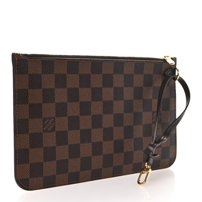 Louis Vuitton Damier Ebene Neverfull MM GM Pochette 3 of 7