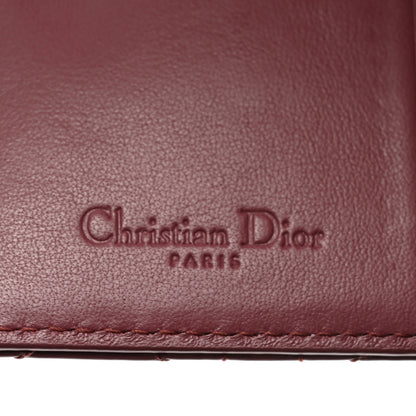 Christian Dior Patent Cannage Small Lady Dior Flap Card Holder Pink 6 of 8