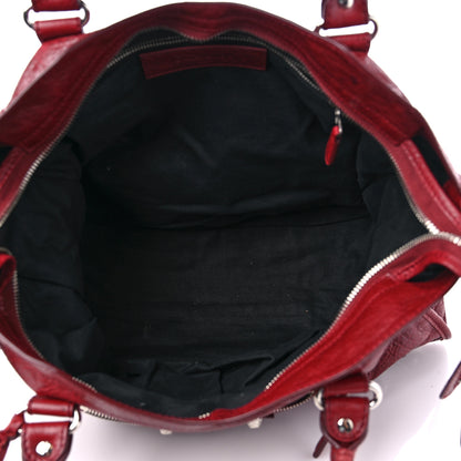 Balenciaga Agneau Giant 12 Silver Hardware City Rouge Cerise 5 of 16