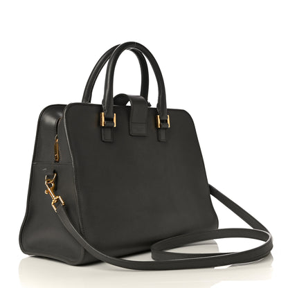 Saint Laurent Calfskin Monogram Small Cabas Black 2 of 11