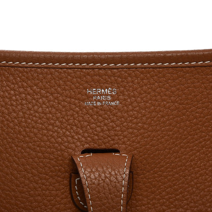 Hermes Taurillon Clemence Evelyne III PM Gold 7 of 10