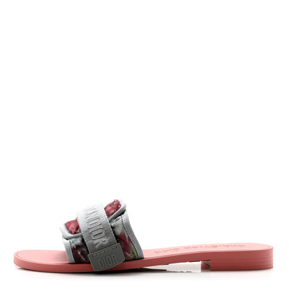 Christian Dior Canvas Nylon Camouflage Dio(r)evolution Mule Slide Sandals 36 Willow Green 1 of 9